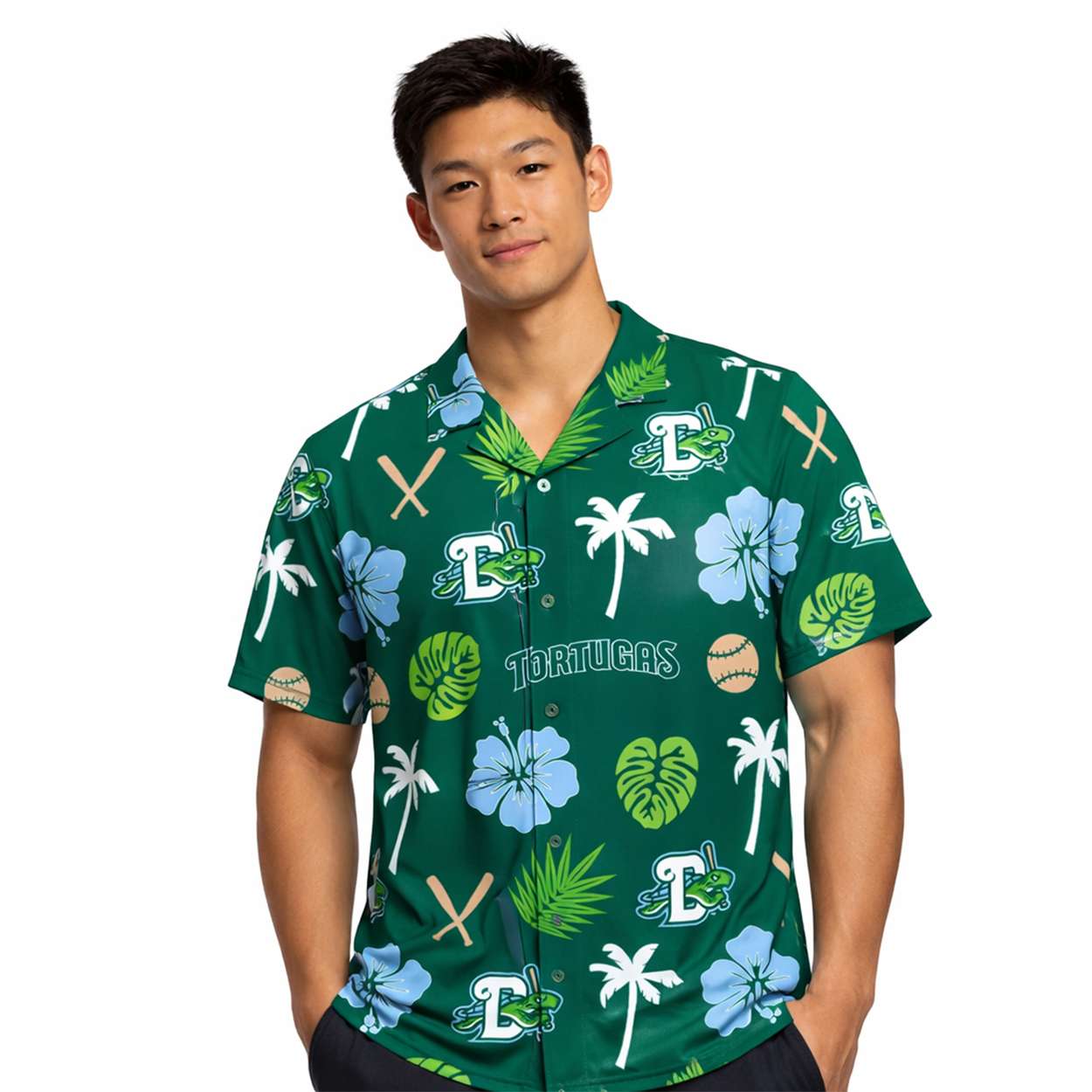 2026 Daytona Tortugas Green Hawaiian Shirt Giveaway 2026 Daytona Tortugas Green Hawaiian Shirt Giveaway