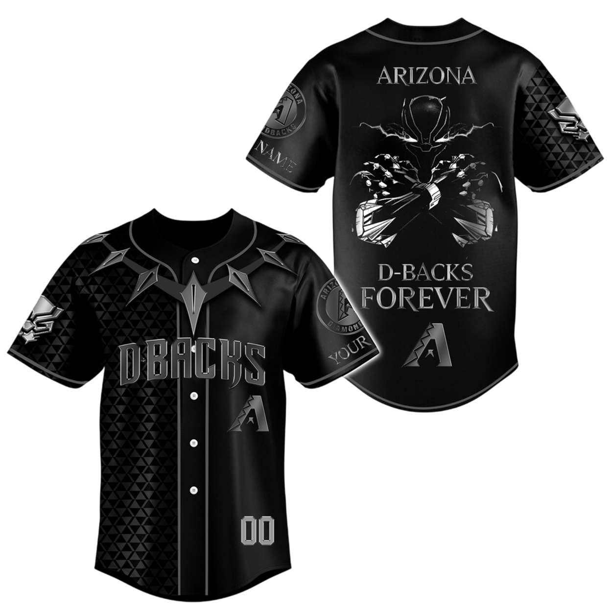 2026 Dbacks Wakanda Forever Tribute Baseball Jersey 2026 Dbacks Wakanda Forever Tribute Baseball Jersey