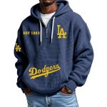 2026 Orioles Est 1883 Gold Waffle Zip Hoodie
