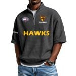 2026 Personalized Hawks Waffle Collar Short Sleeved Shirt1