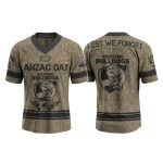 2026 Western Bulldogs x Anzac Day Never Forget History Jersey