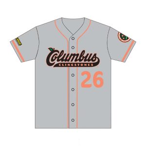 2026 Columbus Clingstones Road Grey Jersey Giveaway