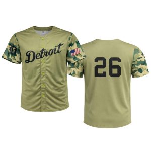 2026 Tigers Military Appreciation Jersey Giveaway3