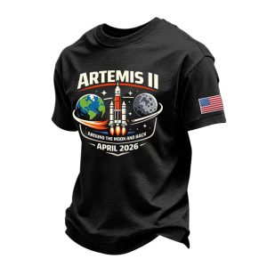 Artemis II Around The Moon And Back April 2026 Shirt1