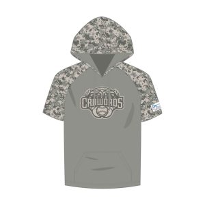 2026 Hickory Crawdads Short Sleeve Hoodie Giveaway