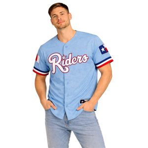 2026 Frisco RoughRiders Texas Rangers Night Jersey Giveaway1