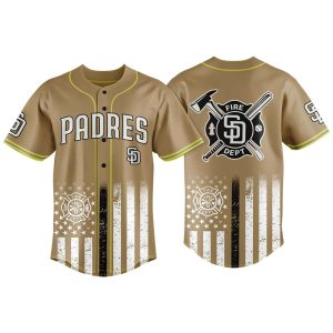 Padres Firefighter Appreciation Night 2026 Jersey