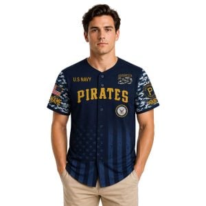 2026 Pirates US Navy Appreciation America 250th Baseball Jersey1
