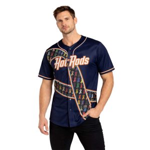 2026 Bowling Green Hot Rods Cancer Awareness Night Jersey Giveaway1
