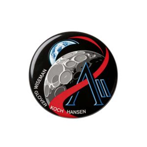 Artemis II Space Mission Pin Button