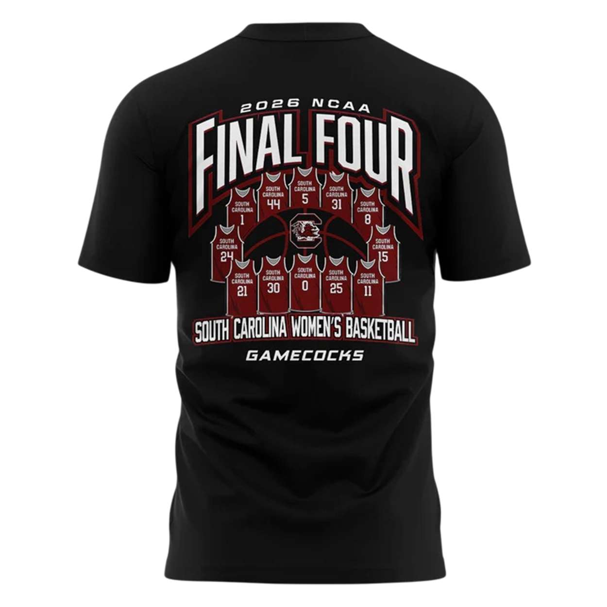 Gamecocks 2026 Women’s Basketball Tournament March Madness Final Four Shirt Gamecocks 2026 Women’s Basketball Tournament March Madness Final Four Shirt