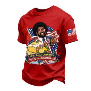 They Came For Drugs Stayed For Lemon Pound Cake Print Tee2