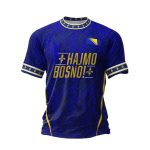 Hajmo Bosno Bosnian ZMAJEVI Football Lover Printed T-shirt