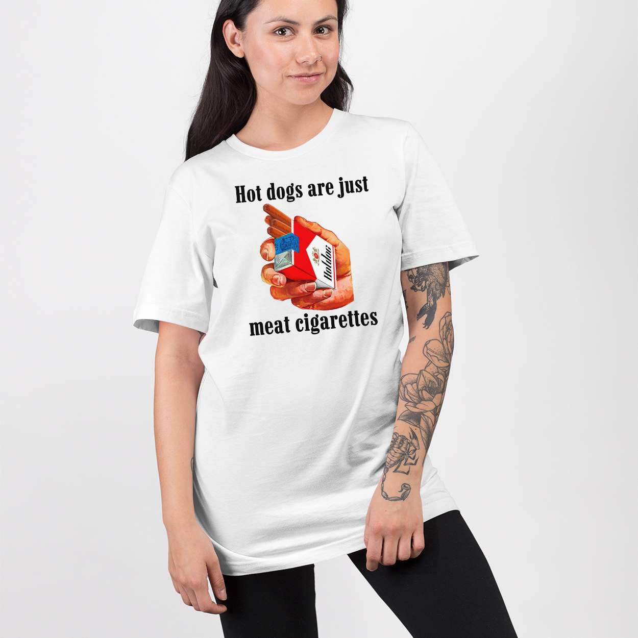 Hot Dogs Are Just Meat Cigarettes Shirt Hot Dogs Are Just Meat Cigarettes Shirt