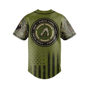 2026 Dbacks Military Appreciation Night America 250th Jersey2