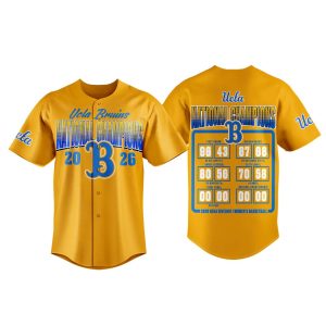 UCLA Bruins National Champions 2026 Baseball Jersey1