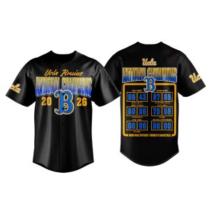 UCLA Bruins National Champions 2026 Baseball Jersey2