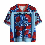 Retro Bloom Flower Market Mesh Jersey