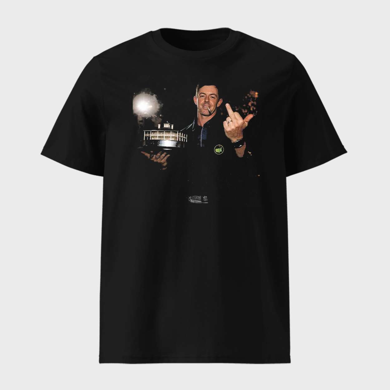 Rory Mcilroy 2026 Masters Champions Middle Finger Shirt 1 Rory Mcilroy 2026 Masters Champions Middle Finger Shirt
