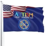 Steelers Autism Awareness Accept Understand Love Flag