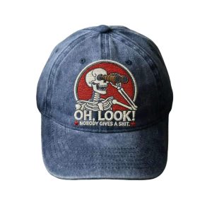 Oh Look Nobody Gives A Shit Embroidered Cap2