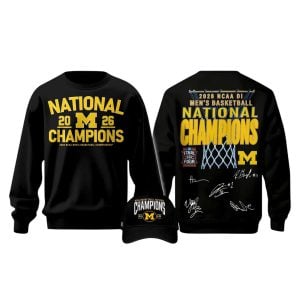 Michigan National Championships Basketball 2026 Shirt1