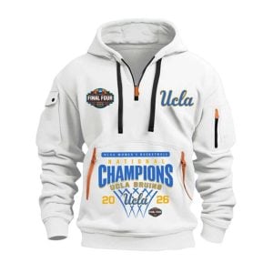 UCLA WBB 2026 National Champions Quarter Zip Hoodie1