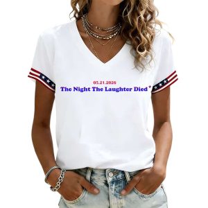 The Night The Laughter Died V-Neck Short-Sleeved T-Shirt