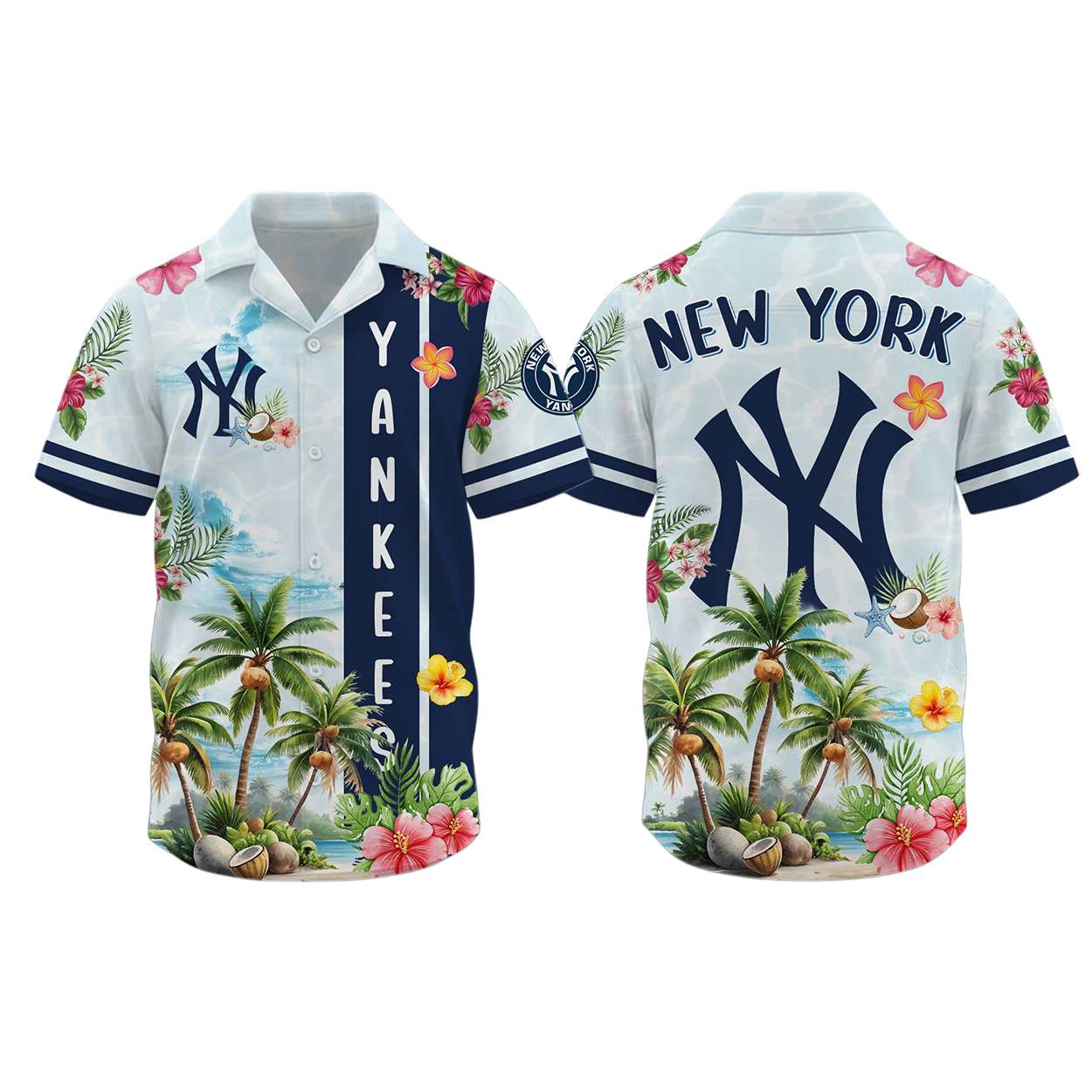Yankees Collection Summer Aloha 2026 Hawaiian Shirt Yankees Collection Summer Aloha 2026 Hawaiian Shirt