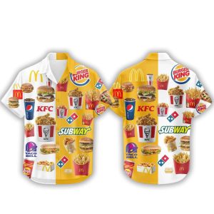 2026 Feast For The Eyes Hawaiian Fast Food Shirt