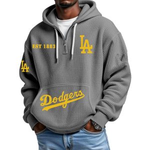 2026 Orioles Est 1883 Gold Waffle Zip Hoodie3