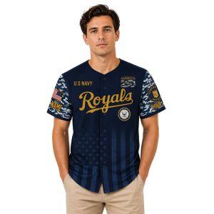 2026 Royals US Navy Appreciation America 250th Baseball Jersey1