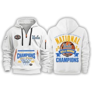 UCLA WBB 2026 National Champions Quarter Zip Hoodie