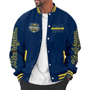 Michigan 2026 Mens Basketball National Champions Varsity Jacket1