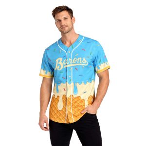 2026 Birmingham Barons Youth Ice Cream Jersey Giveaway1