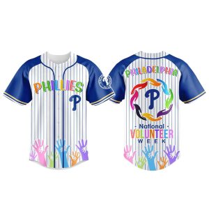 Phillies Volunteer Week Helping Hands 2026 Jersey