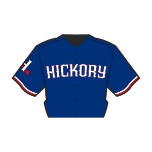 2026 Hickory Crawdads Texas Rangers Night Jersey Giveaway
