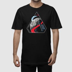 Artemis II Koch Glover Wiseman Hansen Print Crew Neck T Shirt 2