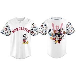 Worcester Red Sox Mickey Mouse Night 2026 Jersey1