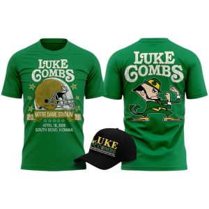 Luke Combs x Notre Dame Fighting My Kinda Saturday Night Tour 2026 Shirt