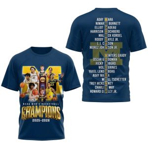 Michigan Mens Basketball Champions 2026 Shirt
