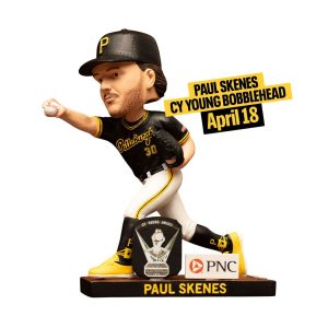 2026 Pirates Paul Skenes Cy Young Bobblehead Giveaway1