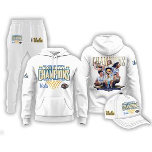 UCLA Bruins 2026 Womens Basketball National Champions Hoodie Joggers Cap2