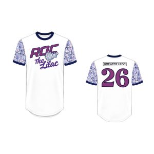 2026 Rochester Red Wings Roc The Lilac Jersey Giveaway