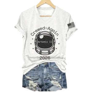 Artemis II Crewed Again Shirt2