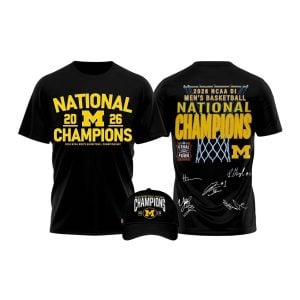 Michigan National Championships Basketball 2026 Shirt