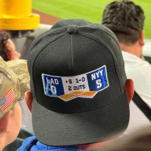 Yankees Vs Dodgers World Series Game 5 Scoreboard Hat (3)