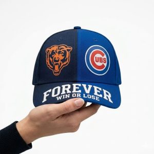 Bears x Cubs Forever Win Or Lose Classic Cap2
