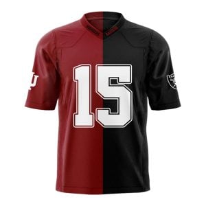 Fernando Mendoza Half Indiana And Raiders Jersey1