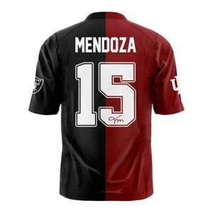 Fernando Mendoza Half Indiana And Raiders Jersey2